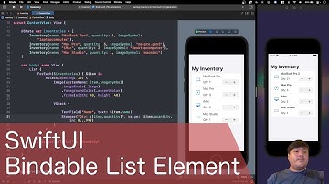 SwiftUI Bindable List Element in Practice