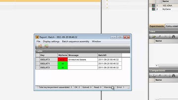 Import and assemble sequencer chromatogram files in batch (BioNumerics 6)