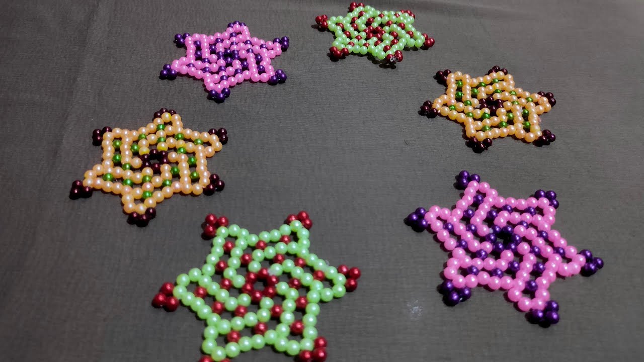 मोत्यांचे सुंदर स्वस्तिक फुल | Motyanche Sundar Swastik Phool | Priti Bhatia