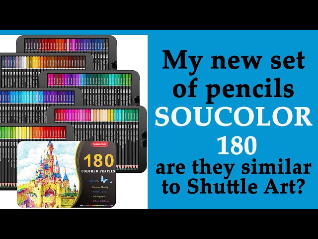 My new huge set of colored pencils SOUCOLOR 180. Are they similar