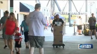 Wichita Wind Surge fans brave the heat at Equity Bank Park
