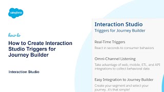 How to Create Marketing Cloud Personalization Triggers for Journey Builder