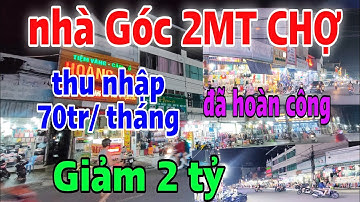 Giảm 2 tỷ. Bán nhà lầu Góc 2 Mặt Tiền Chợ đẹp nhất Kcn Vsip1, thu nhập 70tr/ tháng. #573
