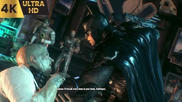 23.Batman Arkham Knight Walkthrough - Access the weapons cache and interrogate Penguin.