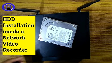 Network Video Recorder HDD Installation | English