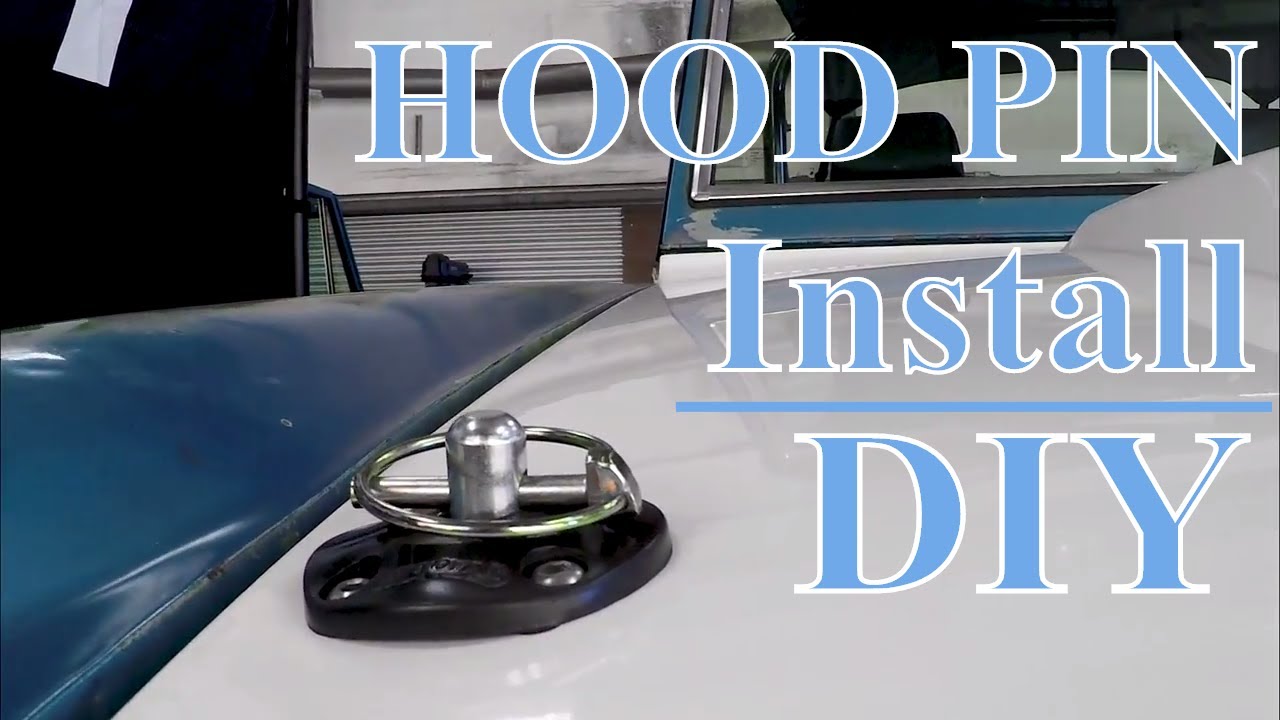 How to Install HOOD PINS on Any Fiberglass Hood 