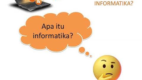 Video Pembelajaran #01 || Pengenalan Informatika