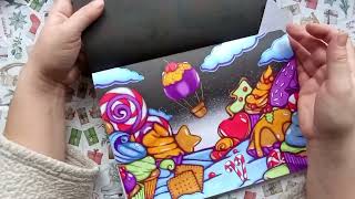 Completed coloring pages December 2025 January 2026
