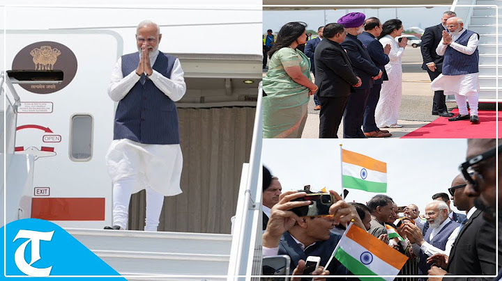 PM Modi arrives in US on his maiden state visit
