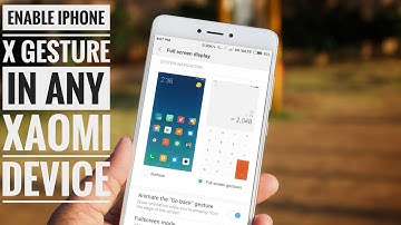 how to enable iPhone X gesture on any xiaomi device | enable full screen mode on any Android device