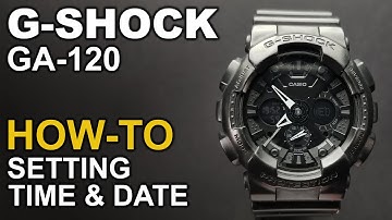 Gshock GA-120 - Setting time and date - Module 5229