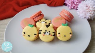 TIGER MACARONS RECIPE (CHINESE NEW YEAR MACARONS) - Sumopocky