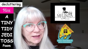 TINY TIDY TUESDAY: MAIN BEDROOM--pt 3 TV area + bonus/collab series/ #tinytidytuesday#poem#May4thBWU