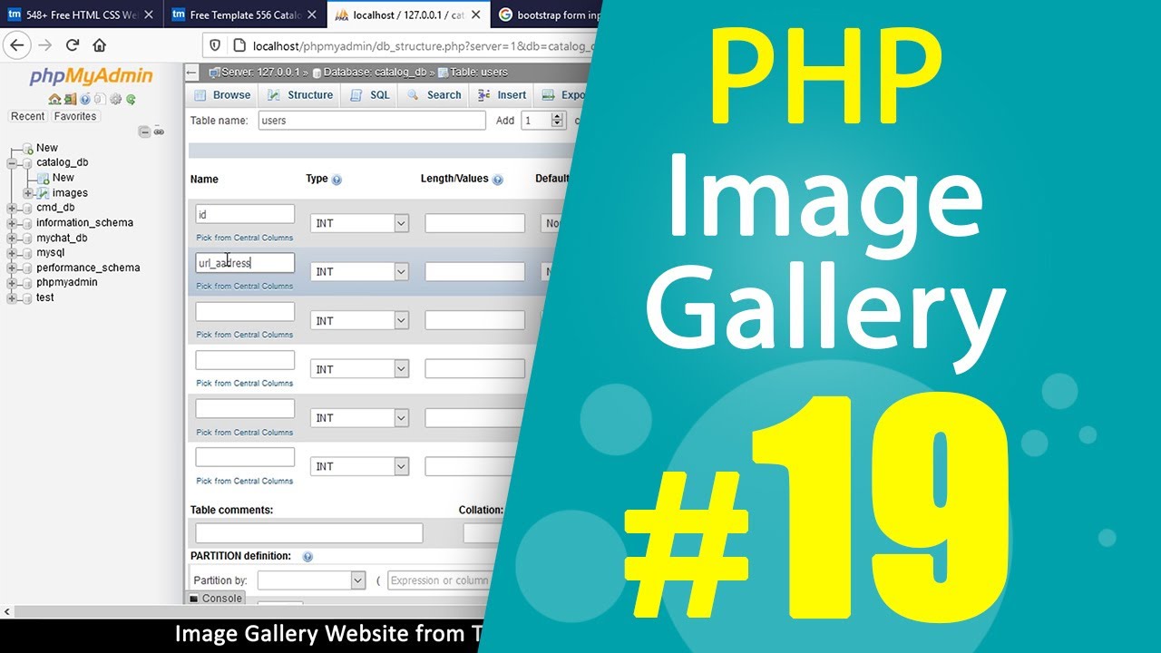 PHP Image gallery website from HTML template Tutorial Part19 | MVC OOP ...