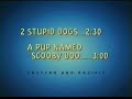 Cartoon network coming up next vault bumper 2 stupid dogs to a pup named scoobydoo 1999