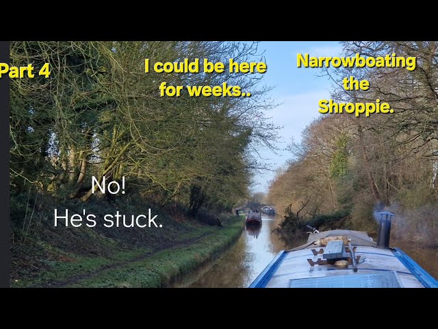 After the storms, canal movement can end quickly. My narrowboat journey continues.. class=