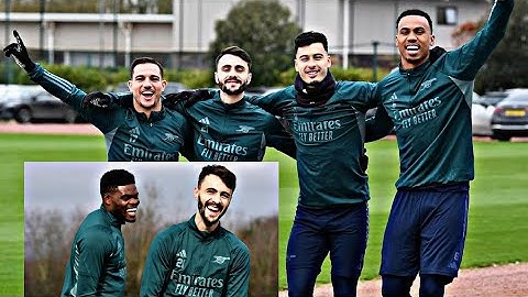 Thomas partey & Fabio Vieira Return In Training  Amid Arsenal  vs FcPorto   Champions League  clash