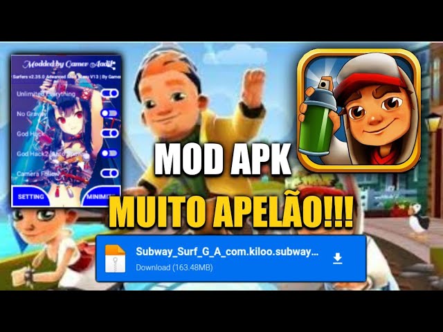 🔥SAIU MOD MAIS APELÃO DO SUBWAY SURFERS NOVA ATUALIZAÇÃO ESSE E O MOD APK  MAIS TOP DE TODOS V 3.14.0 