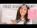 I&#39;M A VS PINK CAMPUS REP! Welcome Package Unboxing 2020