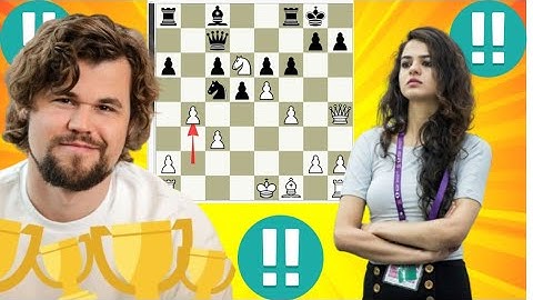 Intact Tania Sachdev vs Magnus Carlsen chess game 4