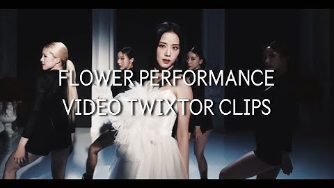 JISOO ‘Flower’ Performance Video Twixtor