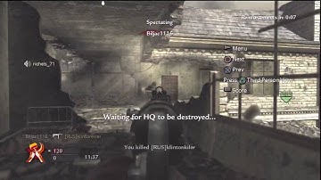 Call of Duty 5 World At War - Headquarters #2 - Asylum (Gameplay)