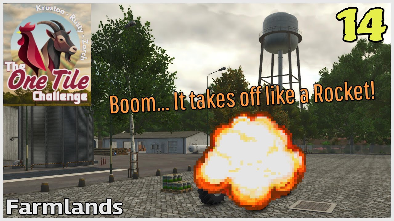 Boom... It takes off like a Rocket in the Competitive One Tile Challenge on Farmlands / Ep 14 / FS25