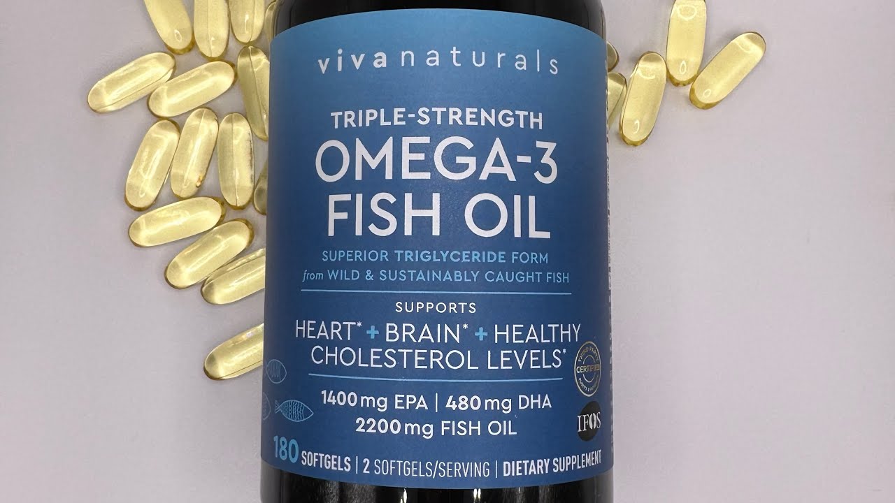 Omega 3 Fish Oil Viva Naturals VIVA Naturals Omega-3 Fish Oil Review - YouTube