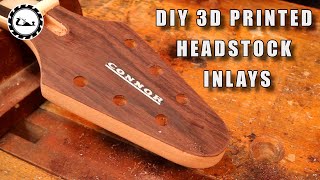 How to create your own 3D printed headstock inlays.
