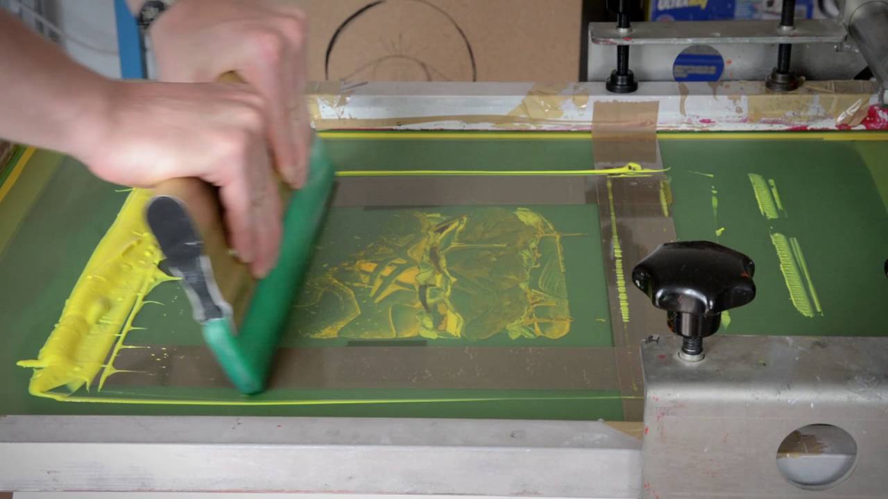 Making of "Sneaker Burger" - Siebdruck | Skenar73