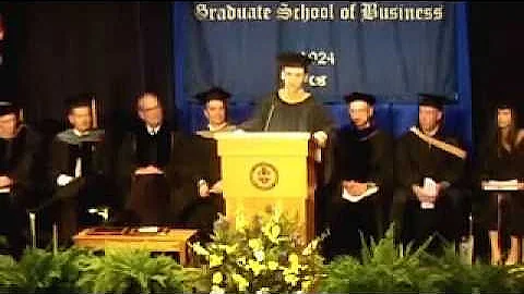 MBA Commencement Student Address by Kawa Shwaish