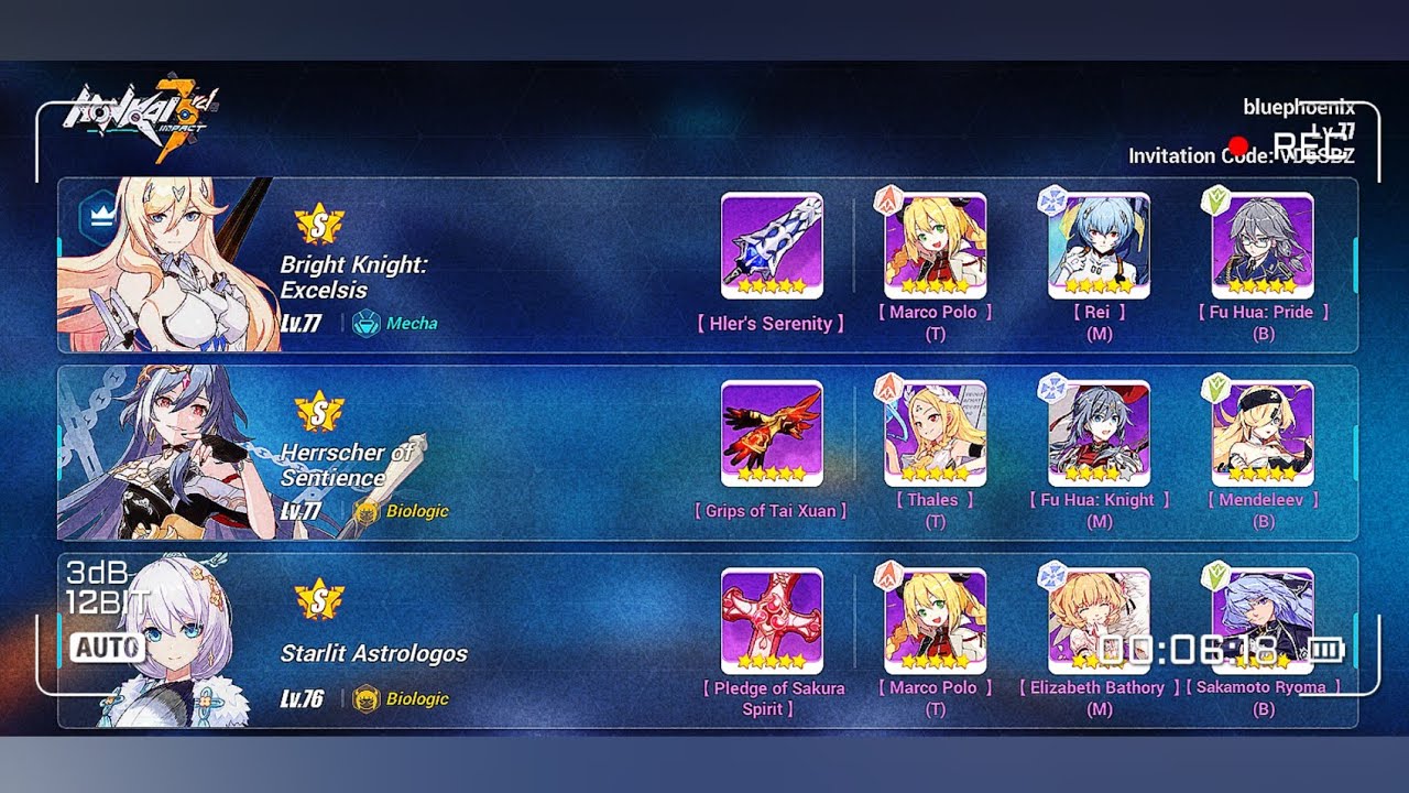 Honkai Impact 3rd Q Singularis Redlotus Floor 2 Sept 10 YouTube