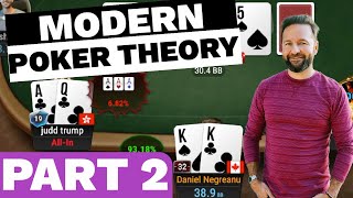 Part 2 How To Use Modern Poker Theory - 25,000 Buy-In Super High Roller