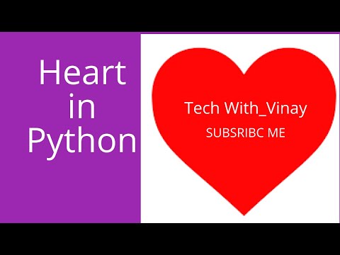 Python Turtle Graphics Design in Heart