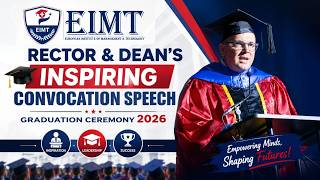 Rector & Dean’s Inspiring Convocation Speech | Graduation Ceremony 2026 #convocation
