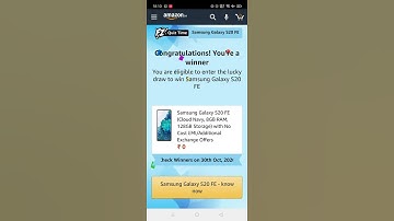 Amazon Quiz Answers Today | Win Samsung S20 FE | 10 October