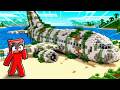 We Found an ABANDONED AIRPLANE in Minecraft