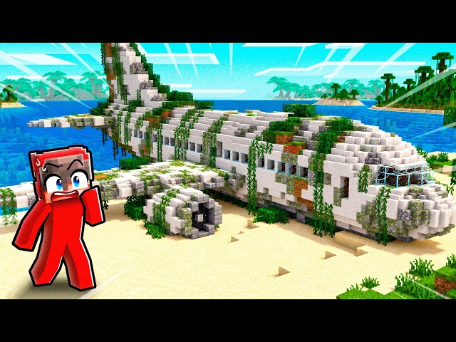 We Found an ABANDONED AIRPLANE in Minecraft Video Thumbnail