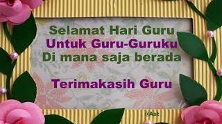 Selamat Hari Guru untuk Guru Guruku #SELAMATHARIGURU #HARIGURU