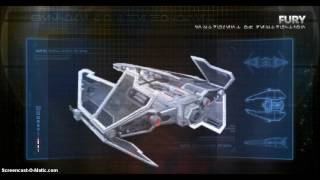 STAR WARS™: The Old Republic™ - Ships - Fury Class Imperial Interceptor  [HD]