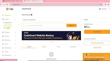 Components of your GO54 Dashboard