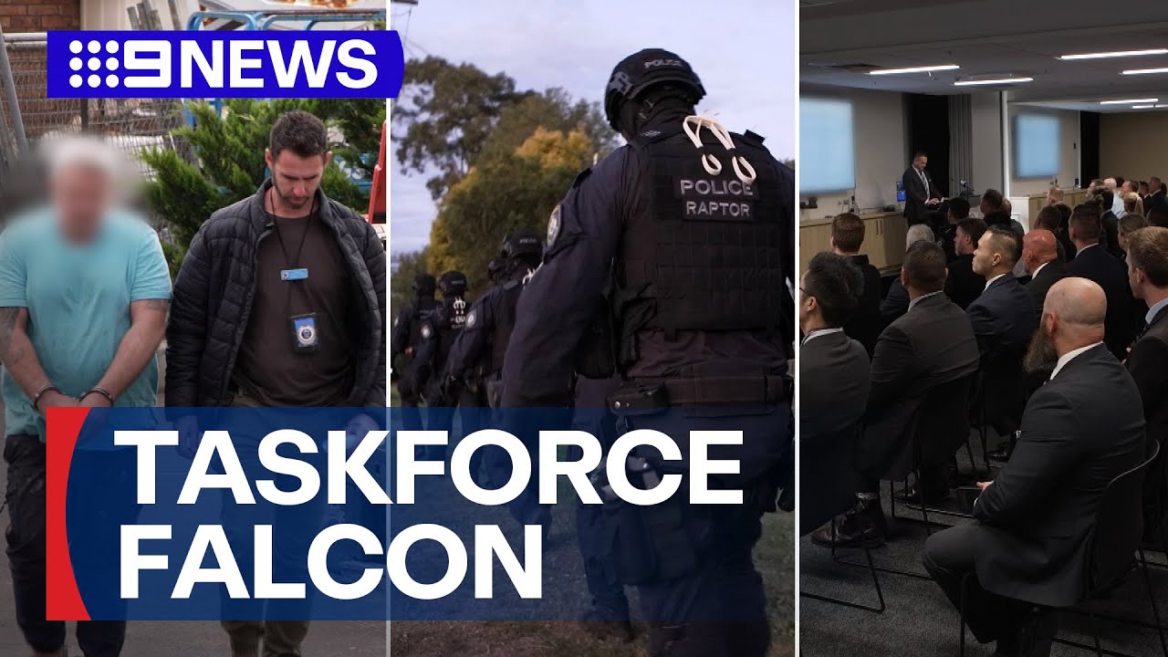 Police target organised crime across city in new taskforce | 9News Australia
