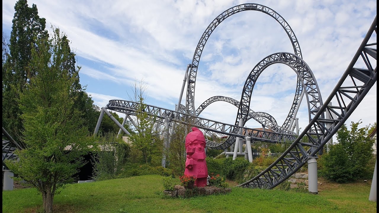Karacho Karacho Katapultachterbahn Tripsdrill 4K - YouTube