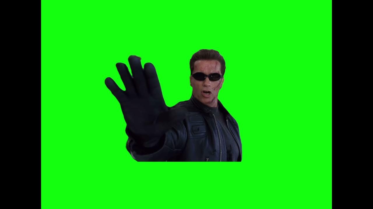 Terminator green screen....talk to the hand - YouTube