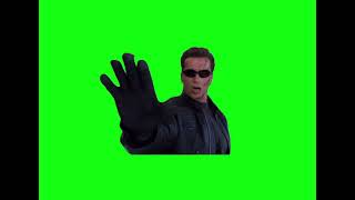 Terminator green screen....talk to the hand