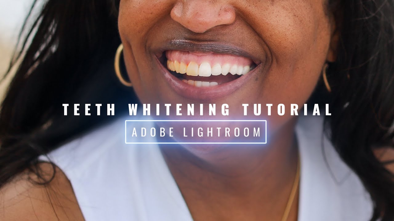 How to Whiten Teeth in Adobe Lightroom Deanna Did That YouTube