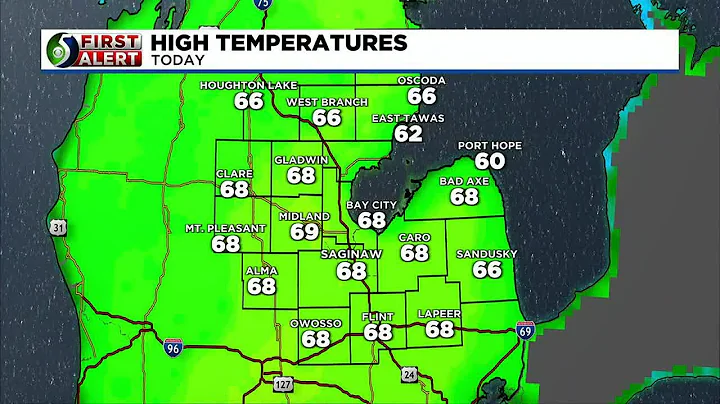 First Alert: Monday Morning Forecast, April 10th