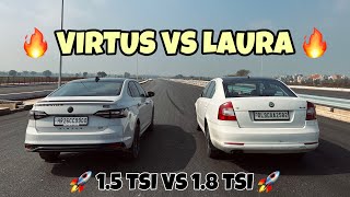 VW VIRTUS GT VS ŠKODA LAURA : DRAG RACE