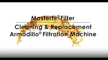 Masterfil® Filter Cleaning & Replacement for Armadillo® Filtration Machine