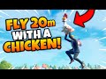 Fortnite Fly 20 Meters With a Chicken Guide! Week 3 Challenges and Quests Season 6